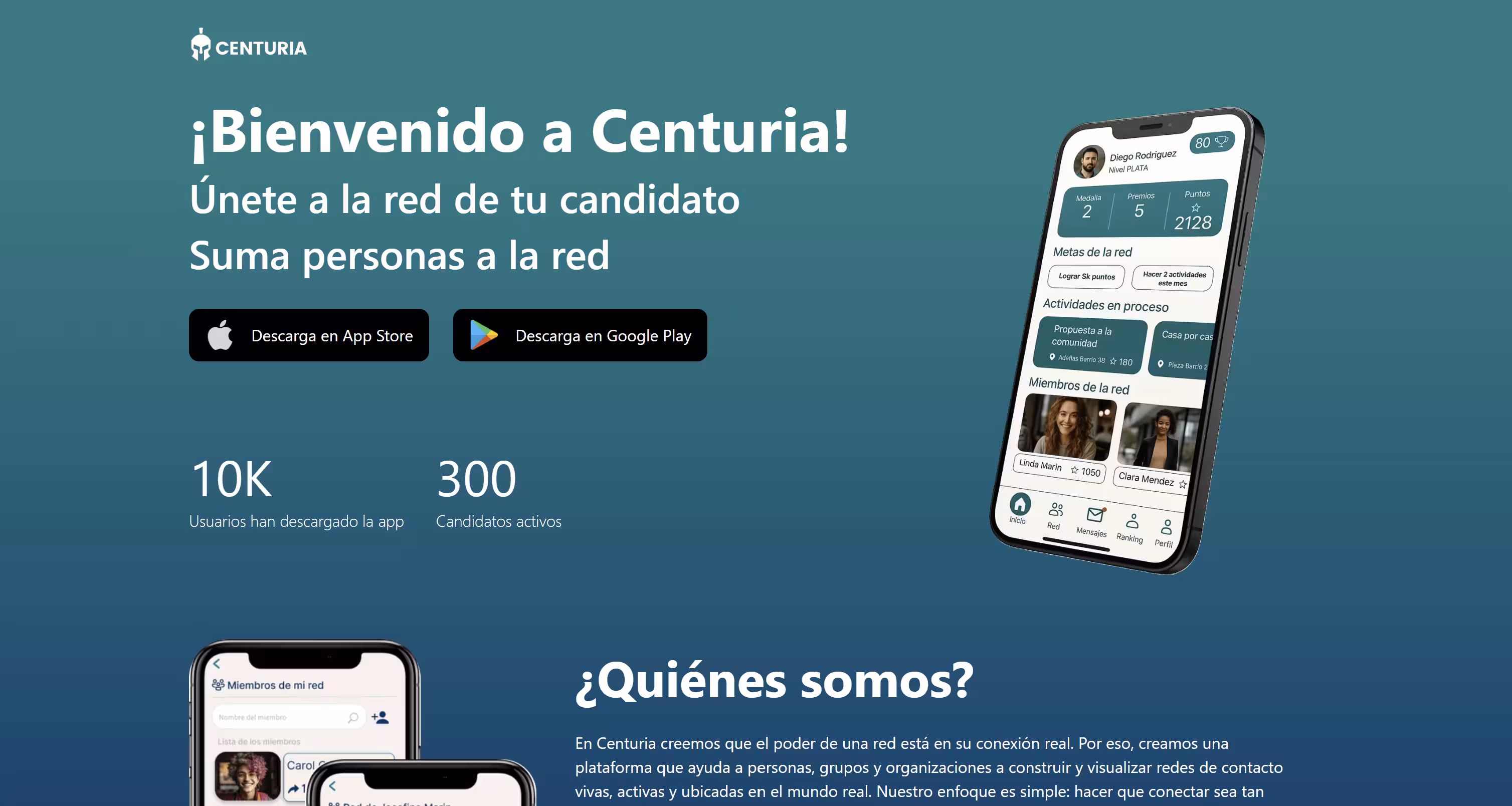 Centuria Network Orchestration Platform interface preview